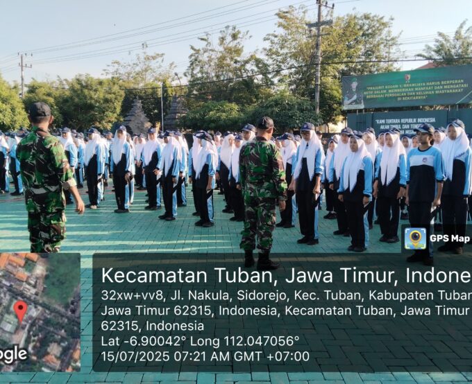 Membentuk Karakter Melalui Latihan Baris Berbaris: Perjalanan LBB SMP Negeri 7 Tuban 2025